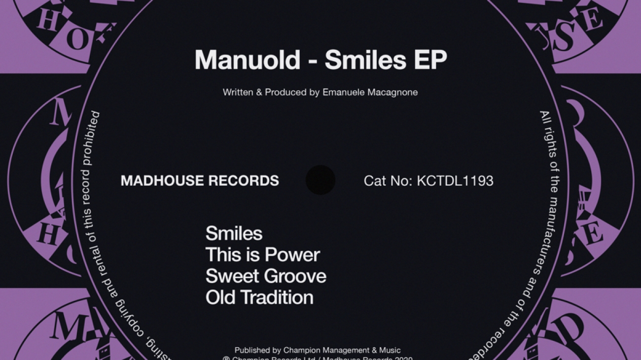 KCT1193 - Manuold - Smiles EP - Digital Artwork